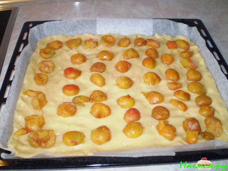 Ароматный пирог с лимоном и абрикосами