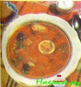 Солянка из свежих грибов или шампиньонов