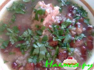 Фасолевый суп c индейкой