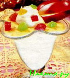 Бланманже с орехами