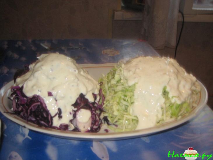 Салат "Снежные вершины" 