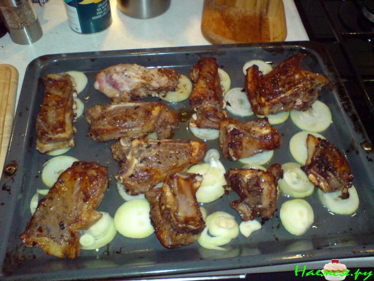 Бараньи ребрышки с картофелем