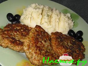 Оладьи из мяса