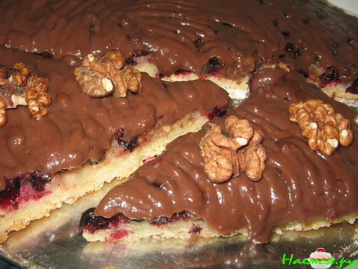 Торт-пирог со смородиной 