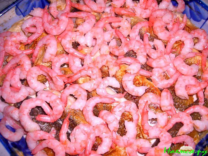 Пеленгасы с креветками в сливках Пеленгасы с креветками в сливках