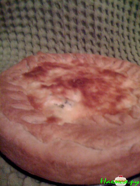 Пирог со шпинатом и сыром (с творожным тестом) Пирог со шпинатом и сыром (с творожным тестом)