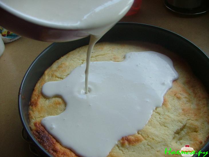 Пирог из манки и рикотты