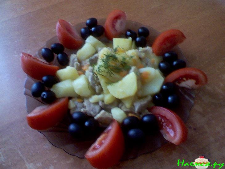 "Моя тушёная картошечка с индейкой"