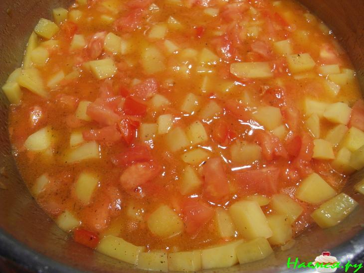 Помидоры фаршированные с супом