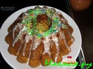 Кекс к чаю с кедровыми орешками