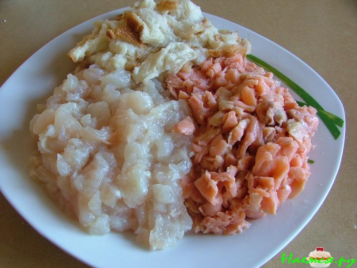 Рыбные кебабы из двух видов рыб Mediterraneo