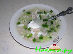 Окрошка без кваса Окрошка без кваса