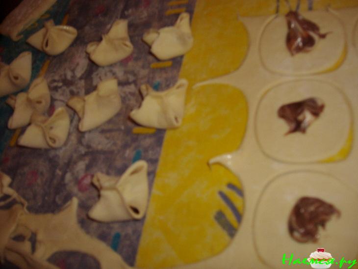 Ванильный крем с шоколадными пирожными