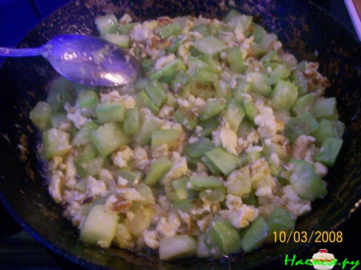 Салат из кабачков и цветной капусты