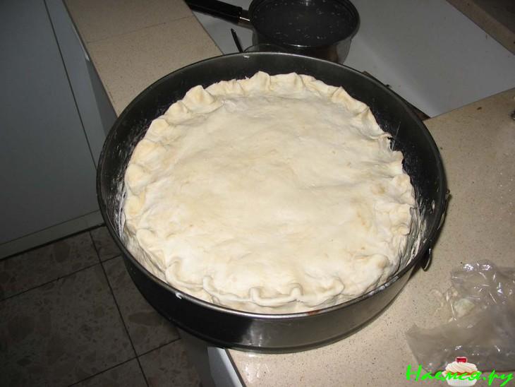 Рыбный пирог с картофелем и сыром