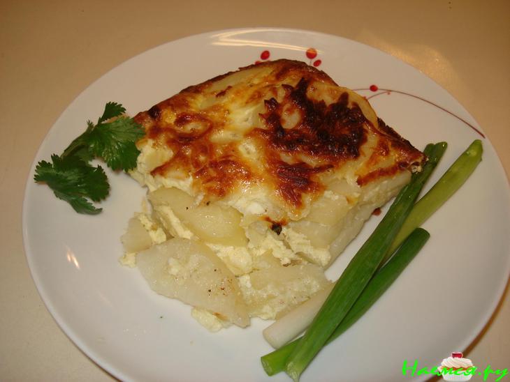 Картошечка с сыром и яйцом