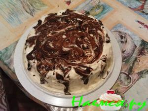 Торт "Белочка" с кедровыми орешками Торт "Белочка" с кедровыми орешками