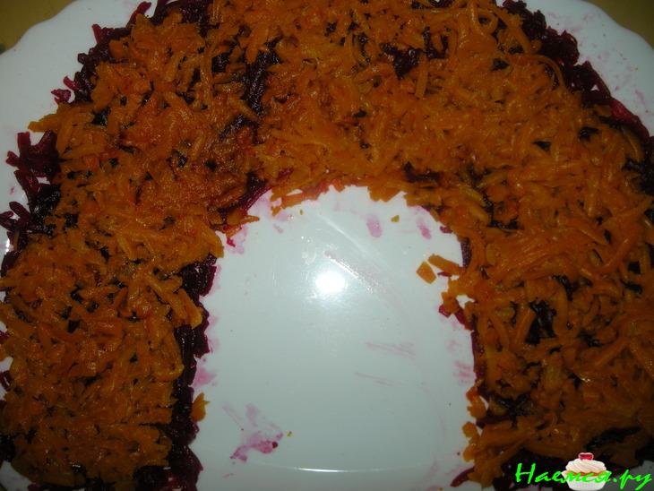 Салат слоеный «Радуга» Салат слоеный «Радуга»