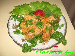 Голубцы с фаршированными перчиками