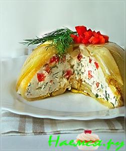 Террин из кабачков с крем-чизом