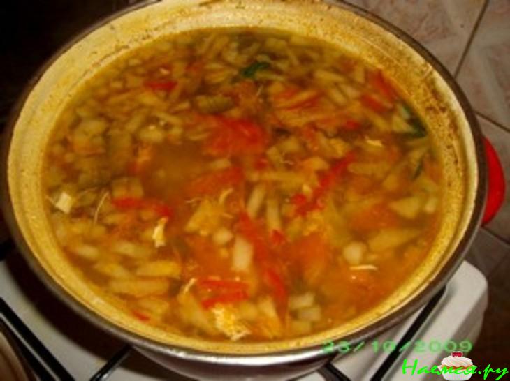 Рассольник с мятой (мой вариант)