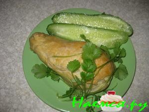 Куриные ножки с сыром в мешочках