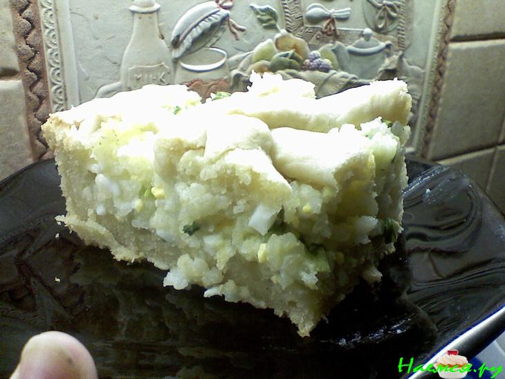 Пирог 'Зеленая полянка'