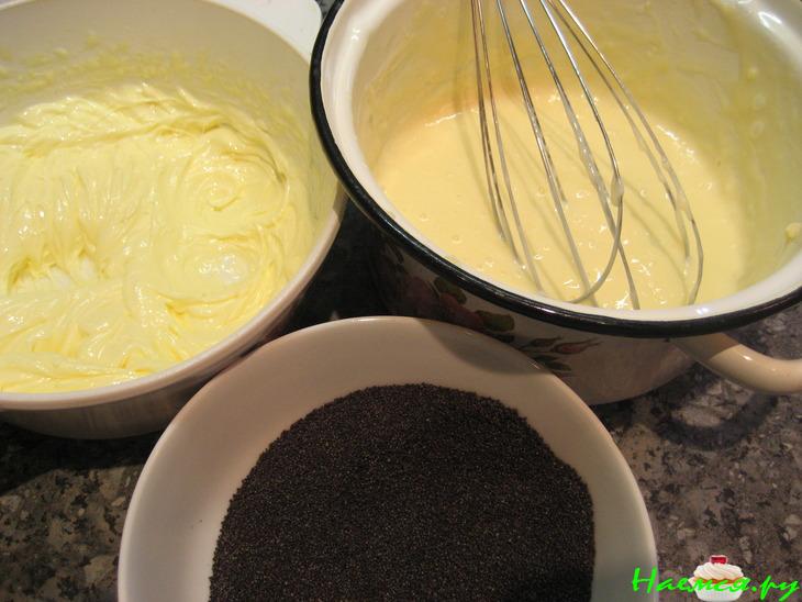 Пляцок рулетный с маком