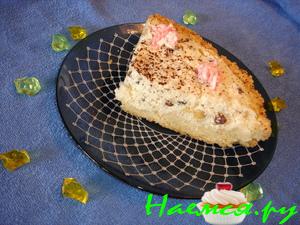 Творожный пирог с орешками