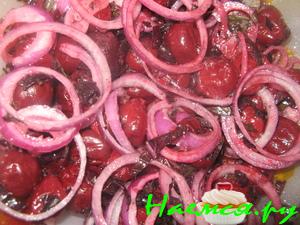 Салат из вишни