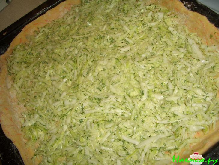 Овощной пирог с капустой