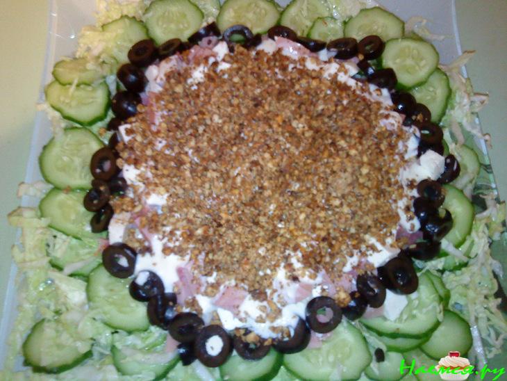 Салат овощной "Фантазия" в йогуртовом соусе