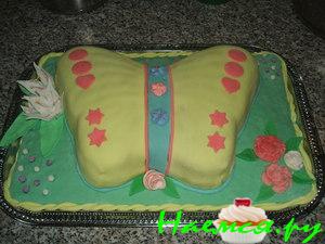 Торт "Бабочка" с коньячным сиропом