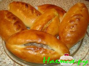 Пироги с мясом и картошкой