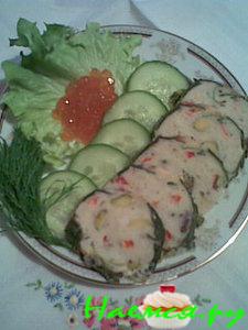 Рулет из судака