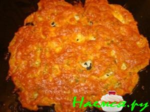 Тыква запеченная с чесноком и сыром