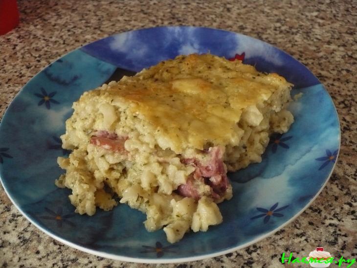 Пирог из домашней лапши