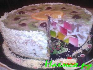 Торт-десерт "Битое стекло"