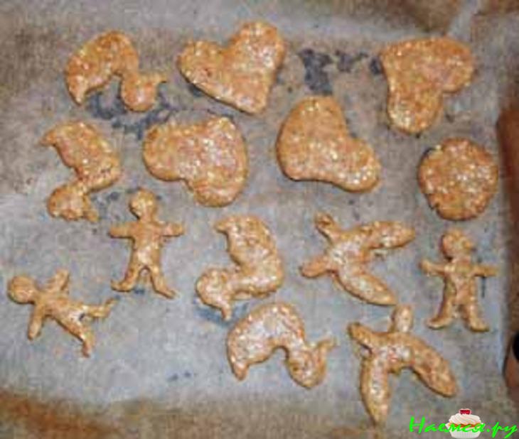 Печенье сдобное с отрубями, семечками подсолнечника и кунжута