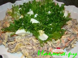 Салат "Гнездо"