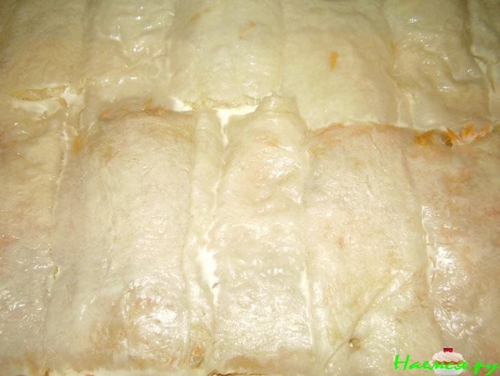 Рулеты из армянского лаваша с паштетом