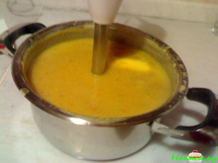 Чечевичный суп-пюре (из 2-х видов чечевицы) 