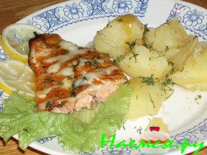 Форелька под сладко-кислым соусом