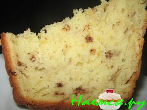 Кекс с шоколадом и цедрой апельсина