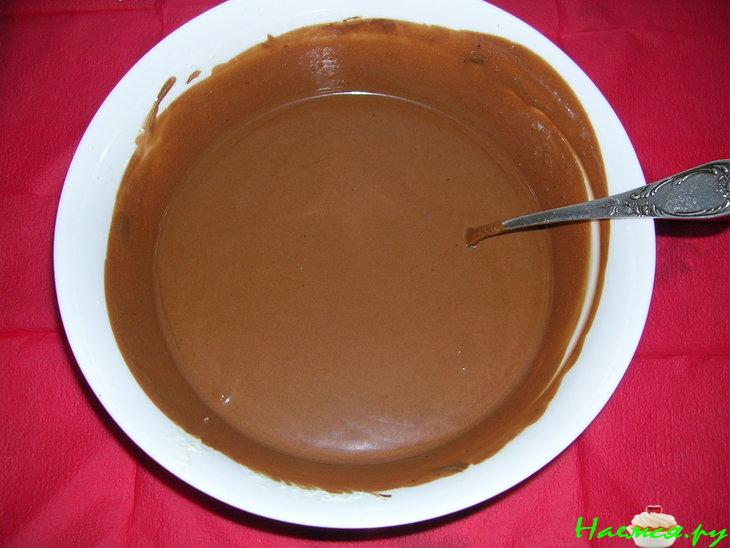 Шоколадный торт с кофейными куличиками из мороженного Шоколадный торт с кофейными куличиками из мороженного