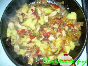 Ананасовые лодочки для двоих