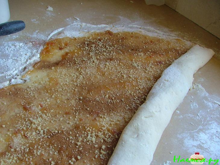 Апельсиновый пирог - розочки