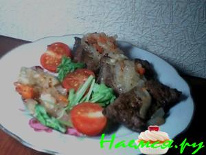 Говяжья печенка необычная