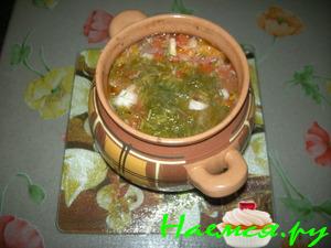 Курица в горшочке