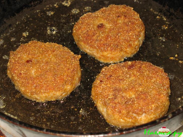 Шайбочки из телятины и печёнки